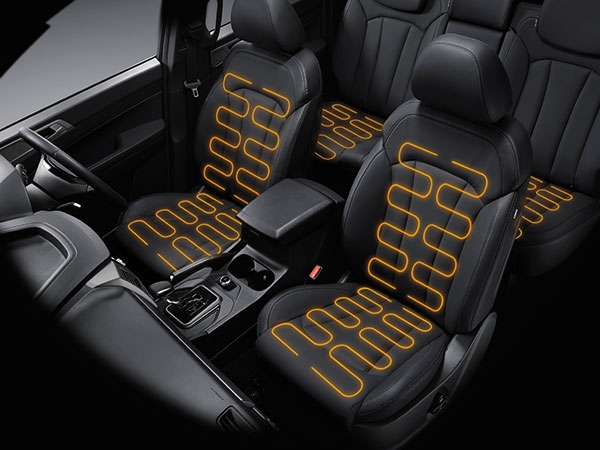 ssangyong musso2021 heated seats