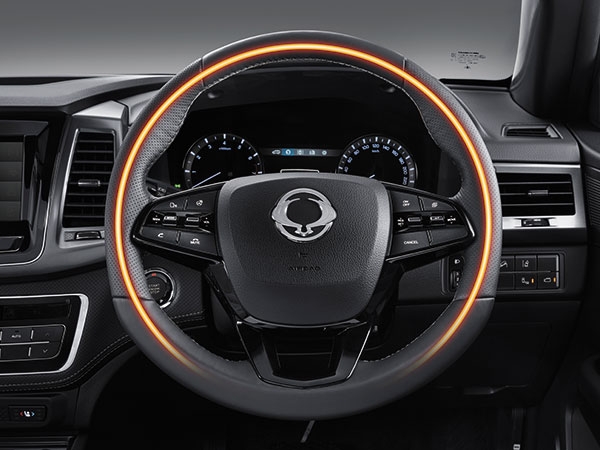 ssangyong musso2021 heated steering wheel