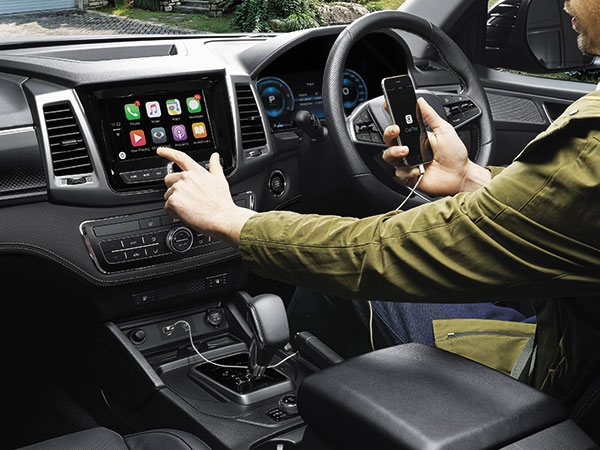 ssangyong musso2022 apple carplay android auto sml