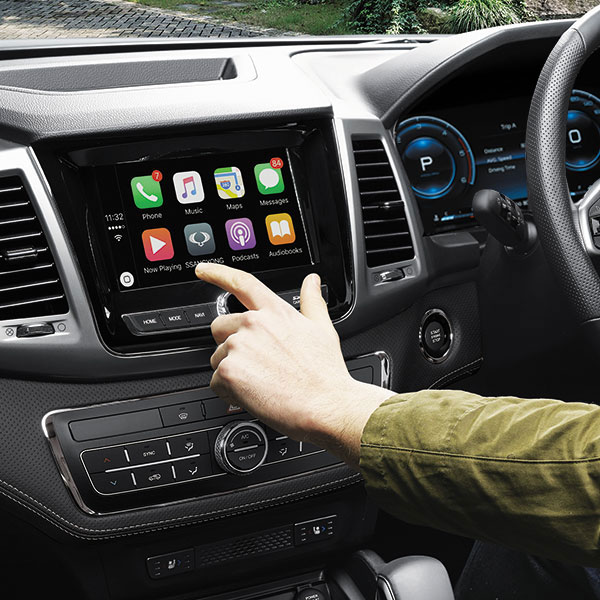 ssangyong musso2022 apple carplay android auto