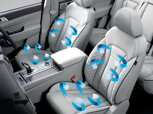 ssangyong rexton cool vented seats