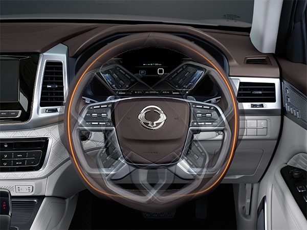 ssangyong rexton heated steering wheel